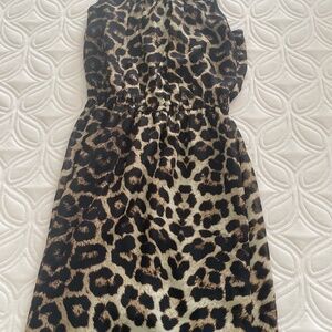 Cheetah print dress
